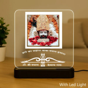khatu shyam acrylic lamp