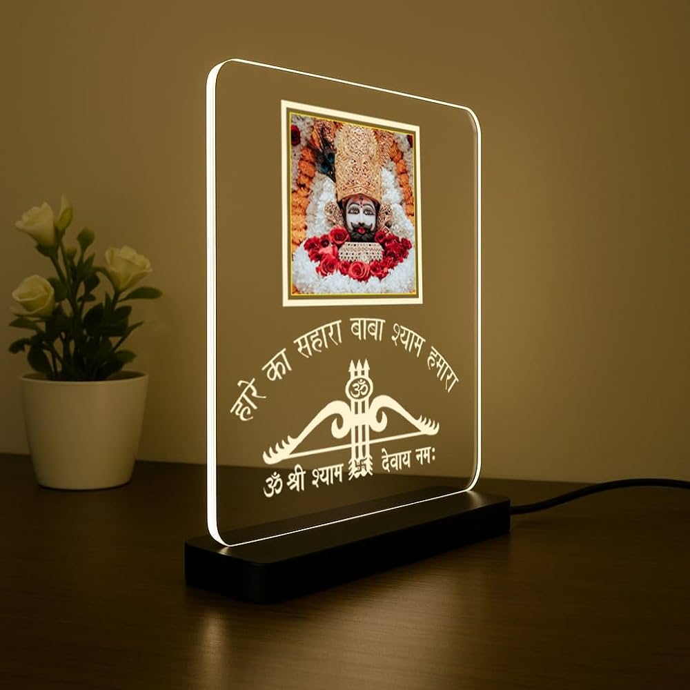 khatu shyam acrylic lamp khatu shyam acrylic lamp