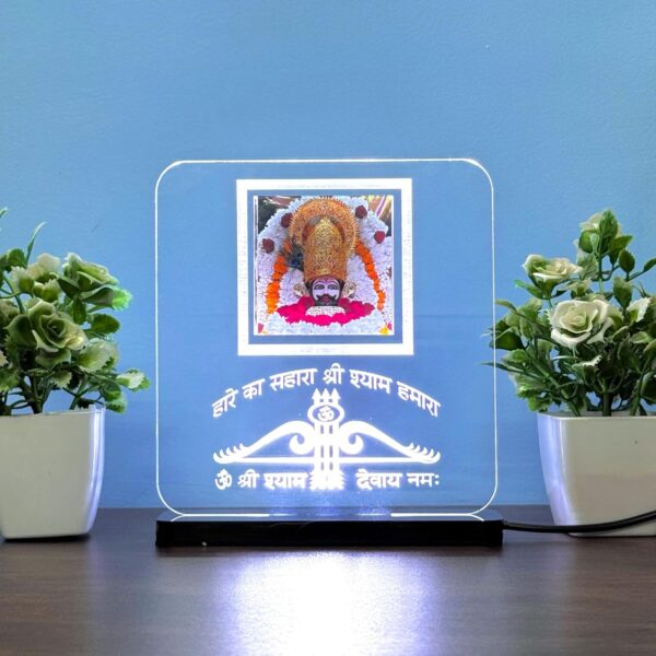 khatu shyam acrylic lamp